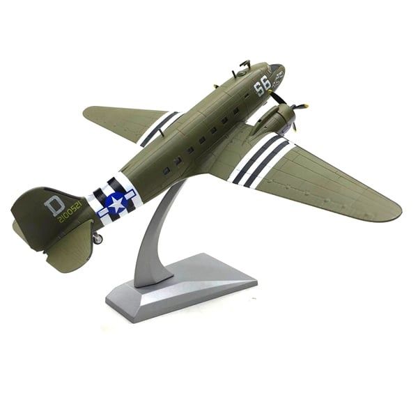  Máy bay quân sự WWII C-47 Transport (D) tỉ lệ 1:200 Ns Model MBQS065 