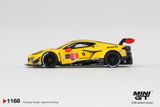  Mô hình xe Chevrolet Corvette Z06 GT3. R #3 Corvette Racing by Pratt Miller Motorsports 2025 IMSA Daytona 24 Hrs tỉ lệ 1:64 MiniGTMGT01168 