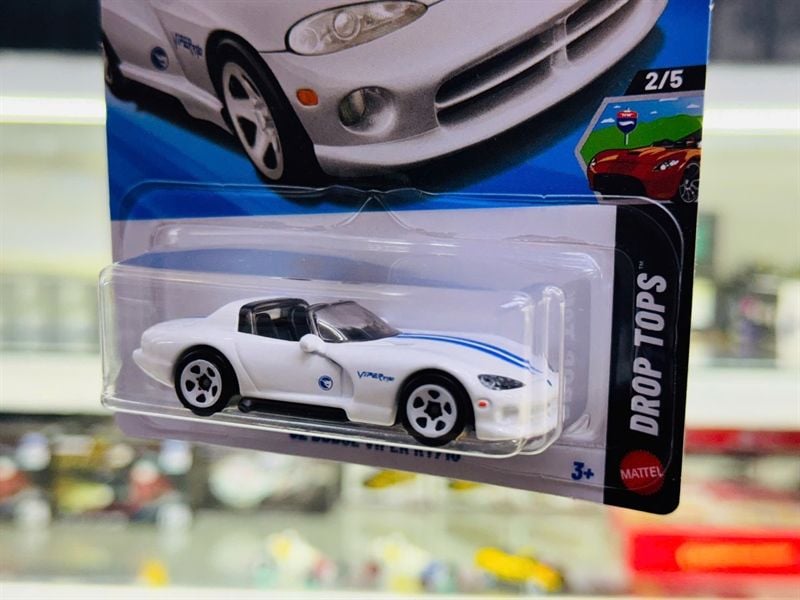  Mô hình xe Dodge Viper RT/10 Treasure Hunt Hotwheels kim loại có bản quyền chính hãng tỉ lệ 1:64 C4982-TH 