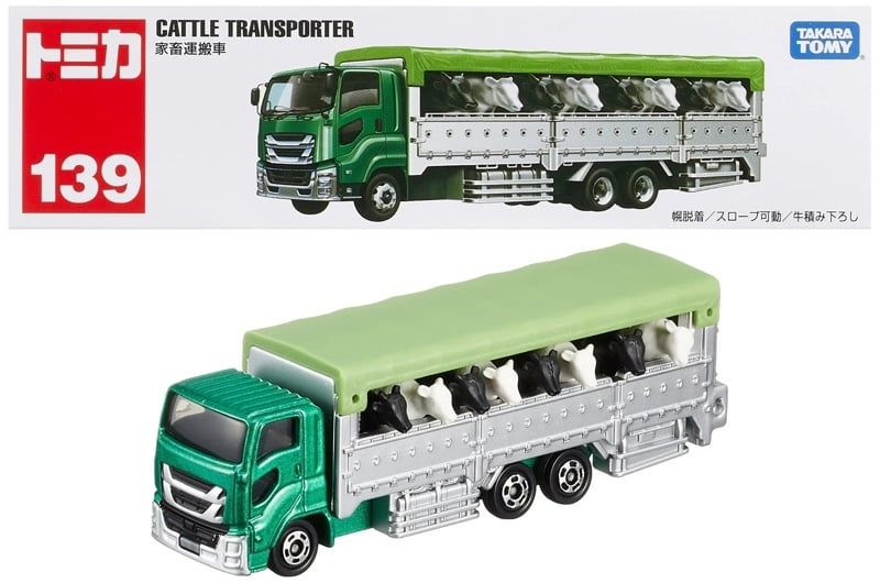  Mô hình xe vận chuyển gia súc Animal Transporter No.139 Tomica Long 798323 