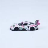  Mô hình xe Porsche 992 GT3 R Track Edition White-Pink Iron Dames #85 tỉ lệ 1:64 Star race SR64041 