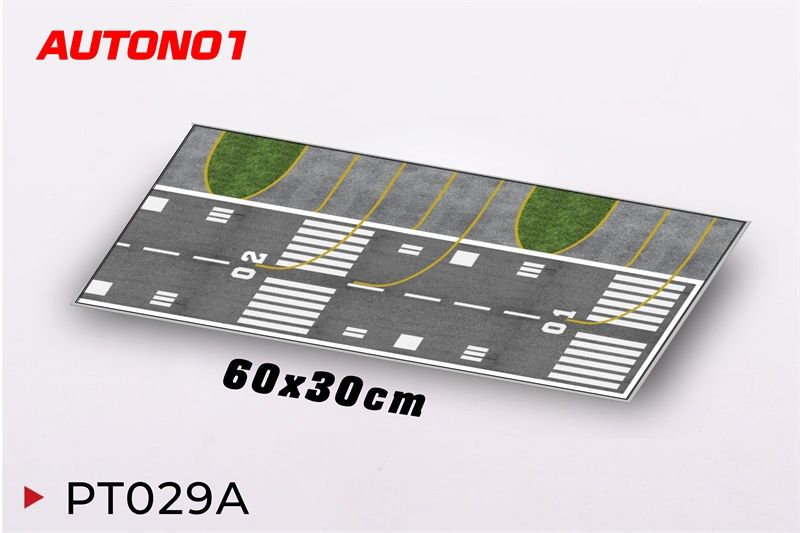  Phụ kiện thảm sa bàn chống trượt mô phỏng bãi đáp, đường băng lớn kích thước 60x30cm cho mô hình máy bay Autono1 PT029 