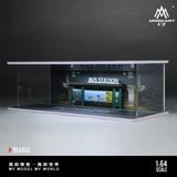  Hộp trưng bày mô phỏng trạm xe buýt Bus station tỉ lệ 1:64 MoreArt MO914414 