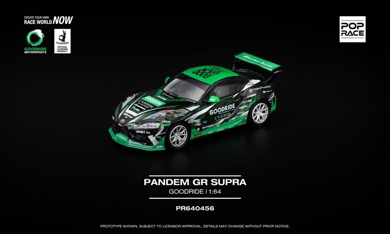  Mô hình xe Toyota GOODRIDE PANDEM GR SUPRA tỉ lệ 1:64 Poprace PR640456 