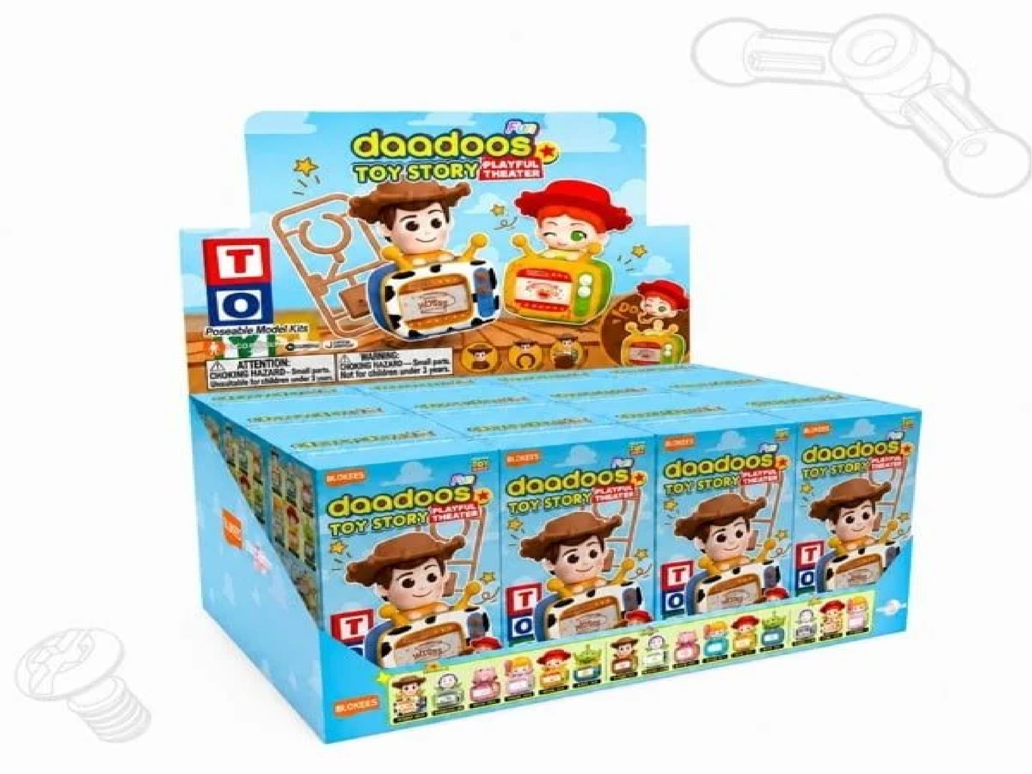  Set mô hình trang trí Blokees Toy Story Daadoos Fun 01 Playful Theater ER02 75914-Set 
