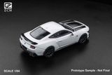  Mô hình xe Ford Mustang Dark Horse white 2024 mở capo tỉ lệ 1:64 DCM model OT64468 