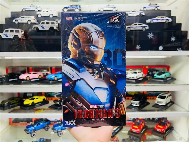  Mô hình nhân vật Marvel Iron man người sắt Mark 30 MK30 SHF Iron man 3 tỉ lệ 1:10 18CM ZD Toys FG262 
