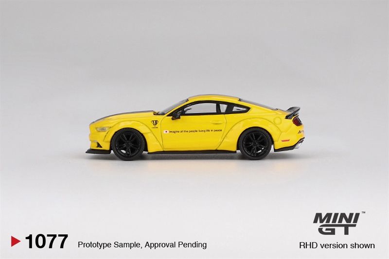  Mô hình xe LB-WORKS FORD MUSTANG Triple Yellow tỉ lệ 1:64 MiniGT MGT01077-CH 