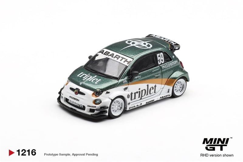  Mô hình xe Abarth 595 LB-WORKS TY Edition tỉ lệ 1:64 MiniGT MGT01216 