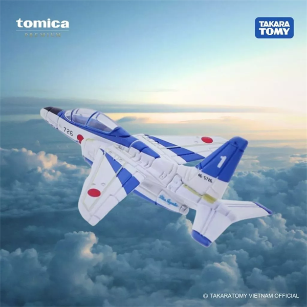  Mô hình máy bay JASDF T4 Blue Impulse No.22 tỉ lệ 1:64 Tomica Premium 887393 