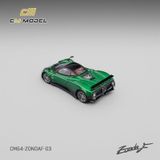  Mô hình xe Pagani ZondaF Metallic Emerald Green tỉ lệ 1:64 CM Model CM64-ZondaF-03 