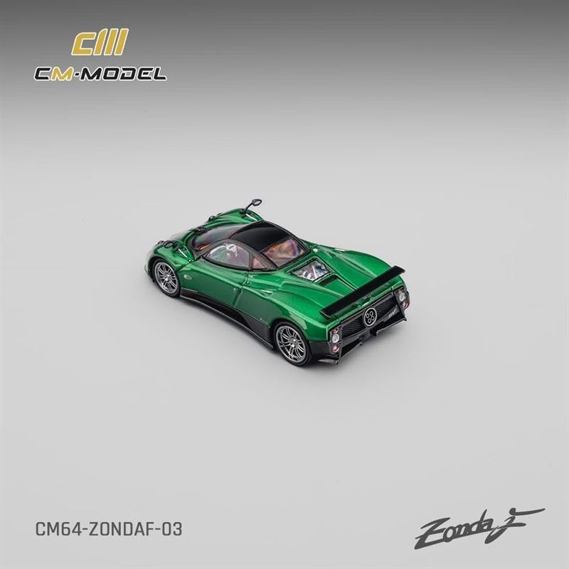  Mô hình xe Pagani ZondaF Metallic Emerald Green tỉ lệ 1:64 CM Model CM64-ZondaF-03 