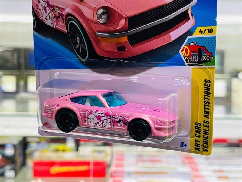  Mô hình xe Nissan Datsun 240Z Hotwheels kim loại có bản quyền chính hãng tỉ lệ 1:64 C4982-NI 