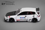  Mô hình xe Civic EG6, Pandem Rocket Bunny Modified tỉ lệ 1:64 ET Model x Model Collect OT64680 