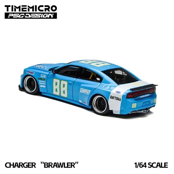  Mô hình xe Dodge Charger “Brawler” Daytona tỉ lệ 1:64 TimeMicro × PSC DESIGN TM648202 