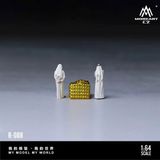  Set mô hình nhân vật figure Middle Eastern Wealthy Man Figure Set tỉ lệ 1:64 MoreArt MO223088 