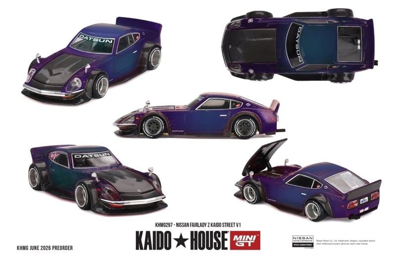  Mô hình xe Nissan Fairlady Z Kaido Street V1 tỉ lệ 1:64 Kaido House KHMG297 