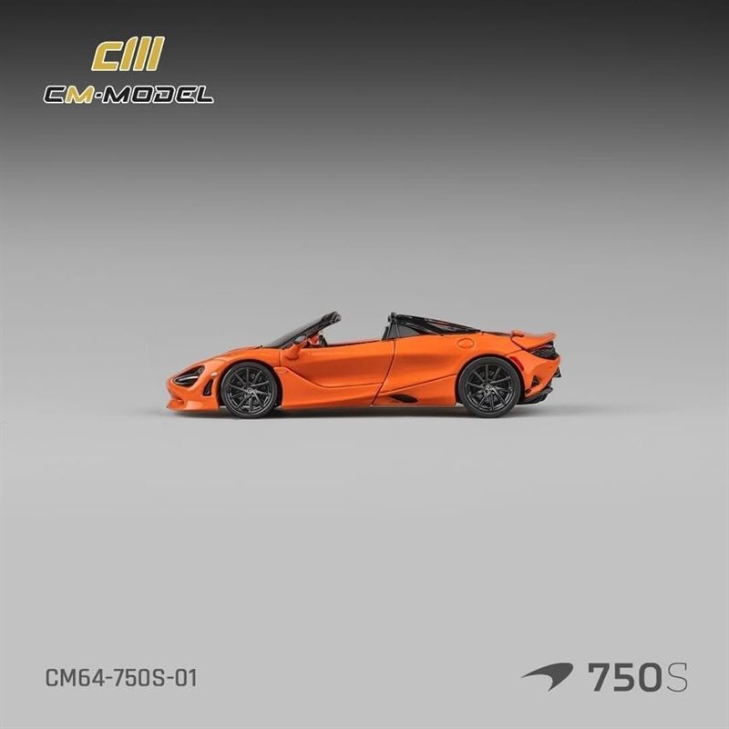  Mô hình xe Mclaren 750S Spider Ember Orange tỉ lệ 1:64 CM Model CM64-750S-01 