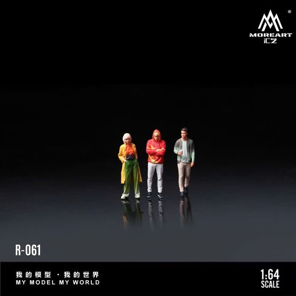  Mô hình nhân vật set nam nữ thời trang Fashion Men's and Women's Doll Set tỉ lệ 1:64 MoreArt MO223061 