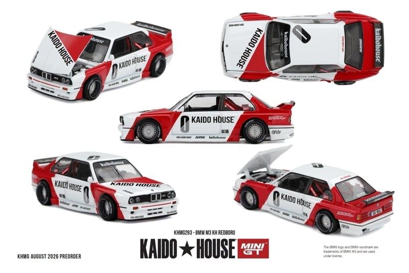  Mô hình xe BMW M3 KH REDBORO tỉ lệ 1:64 Kaido House KHMG293 