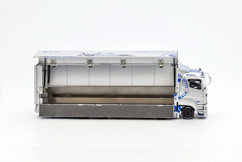  LB-TRUCKS Mitsubishi Fuso Super Great SILVER TAS version tỉ lệ 1:64 GCD 