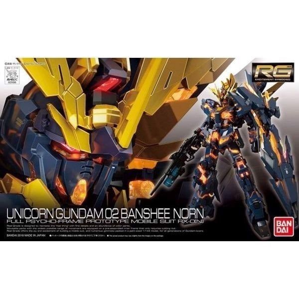 Mô hình figure lắp ráp RG 1/144 Unicorn Gundam 02 Banshee Norn Bandai 4573102616210 