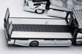  Mô hình xe Isuzu ELF Dekotora Version 2 Custom Flatbed Tow Silver electroplating tỉ lệ 1:64 Micro Turbo MT6405B1 
