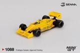 Mô hình xe Lotus 99T #12 Ayrton Senna 1987 Monaco Grand Prix Winner bản card tỉ lệ 1:64 MiniGT MGT01088 