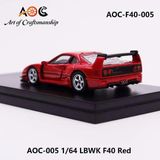  Mô hình xe Ferarri LBWK F40 Red tỉ lệ 1:64 Art of Craftsmanship AOC-F40-005 