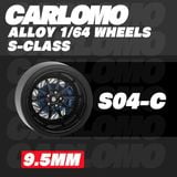  Phụ kiện độ bánh cho xe mô hình Carlomo Wheels S-Class kích thước 9,5mm bằng kim loại tỉ lệ 1:64 Carlomo S0 