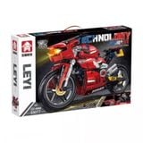  Mô hình lắp ghép xe mô tô Ducati v4 355 mảnh LY21 LG050 