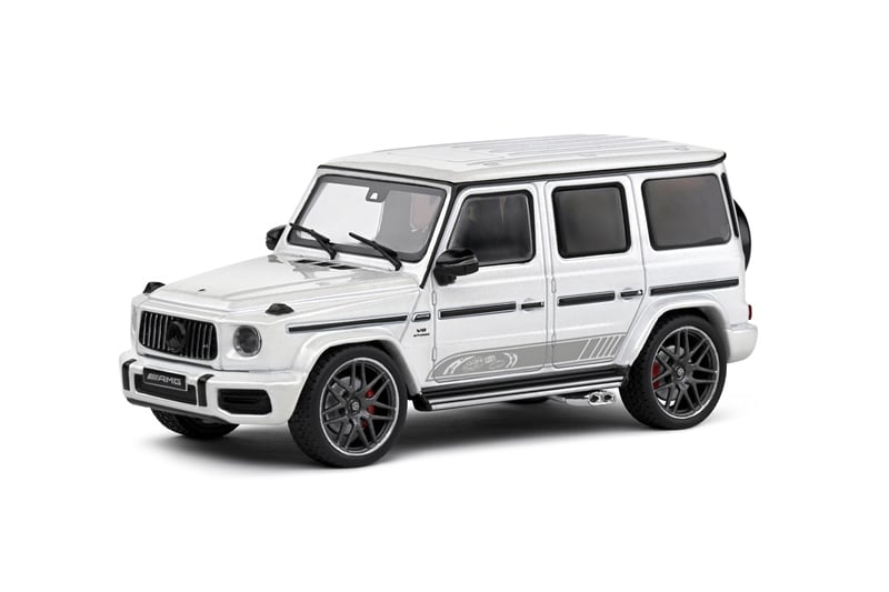  Mô hình xe ô tô Mercedes Benz G63 AMG Diamand White 2022 tỉ lệ 1:43 Solido model S4316701 