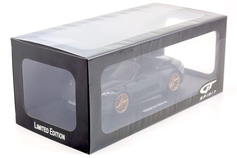  Mô hình xe Porsche 911 (992) Targa 4S Black-Olive Green tỉ lệ 1:18 GT Spirit GT438 
