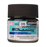  Aqueous HGQ05 dark gray sơn mô hình màu xám đậm dòng Gundam Color GQuuuuuuX 10ml Mr.Hobby HGQ05 