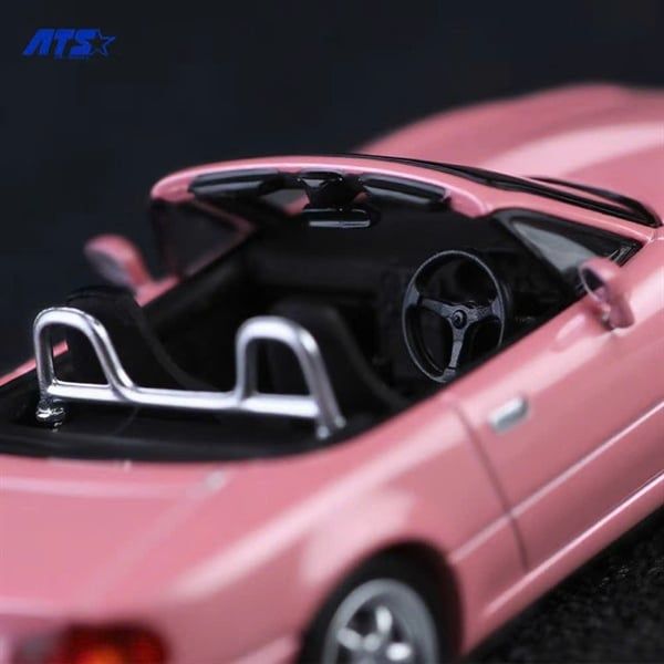 Mô hình xe ô tô Mazda MX-5 mở được mui - nắp đèn mắt tỉ lệ 1:64 ATS (Aitesi) car model ATS88010 