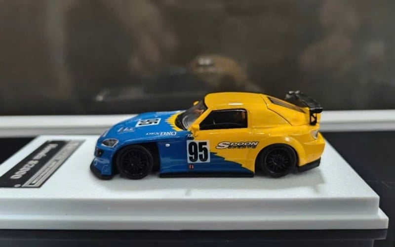  Mô hình xe Honda S2000 AP1 Spoon Livery Limited To 500pcs tỉ lệ 1:64 Mj model OT64525 