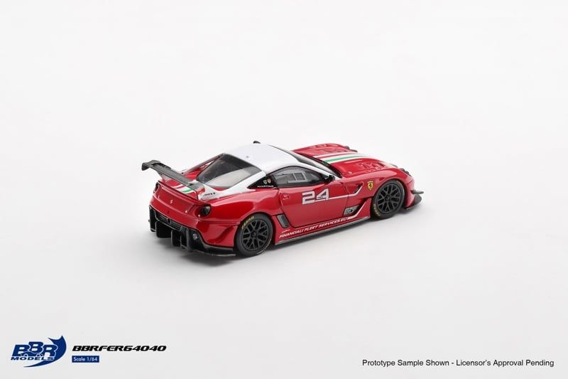  Mô hình xe Ferrari 599XX EVO #24 tỉ lệ 1:64 BBR BBRFER64040 