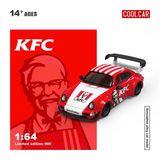  Mô hình xe Porsche 964 KFC Paint Scheme tỉ lệ 1:64 Cool Car CC640884 