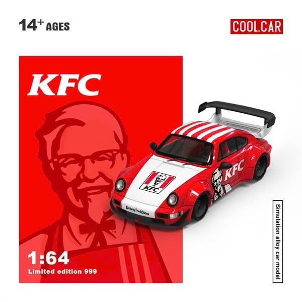  Mô hình xe Porsche 964 KFC Paint Scheme tỉ lệ 1:64 Cool Car CC640884 