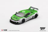  Mô hình xe LB★WORKS Lamborghini Huracán GT STREET CUSTOMS bản card tỉ lệ 1:64 MiniGT MGT01226-BL 