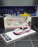  Mô hình xe Porsche RWB 993 Hello kitty Livery ver 2 tỉ lệ 1:64 XKE Model OT64571 