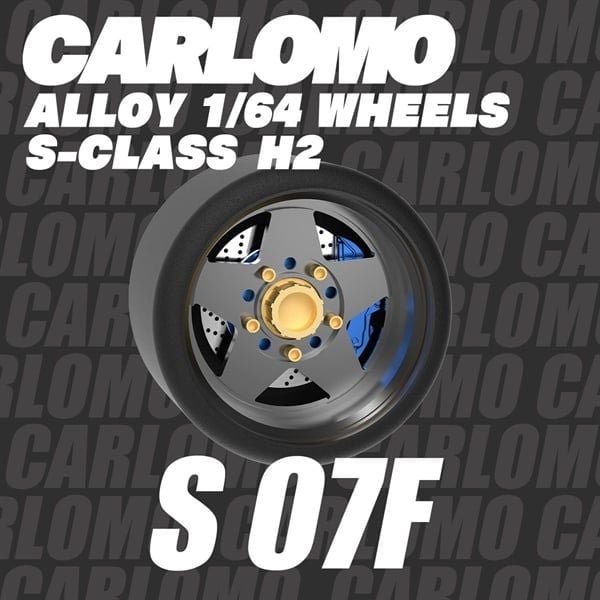  Phụ kiện độ bánh cho xe mô hình Carlomo Wheels S-Class kích thước 9,5mm bằng kim loại tỉ lệ 1:64 Carlomo S0 