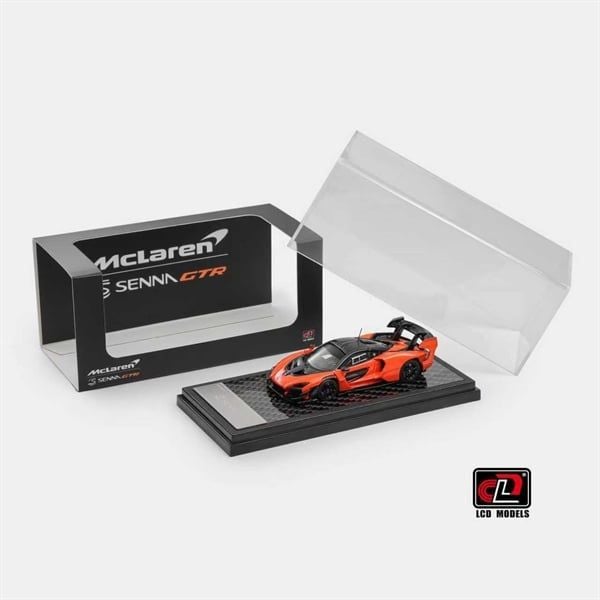  Mô hình xe McLaren Senna GTR metallic orange tỉ lệ 1:64 LCD models LCD64024 