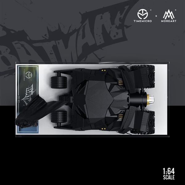  Mô hình xe Bat mobile Tumbler có figure bat man tỉ lệ 1:64 Modern Art More art MO642031 