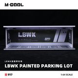  Hộp trưng bày mô phỏng diorama garage trưng bày xe LBWK Scheme Parking Lot kích thước 30x13.3x10cm tỉ lệ 1:64 M Cool MC914917 