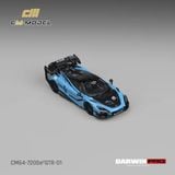  Mô hình xe Mclaren DarwinPRO 720Se²GTR-01 Blue tỉ lệ 1:64 CM model CM64-720SeGTR-01 