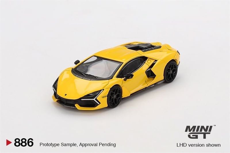  [Hàng Loose] Mô hình xe Lamborghini Revuelto Giallo loose tỉ lệ 1:64 MiniGT MGT00886 
