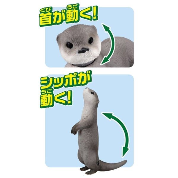  Mô hình động vật rái cá ANIA AS-15 Eurasian Otter Takara Tomy 615477 