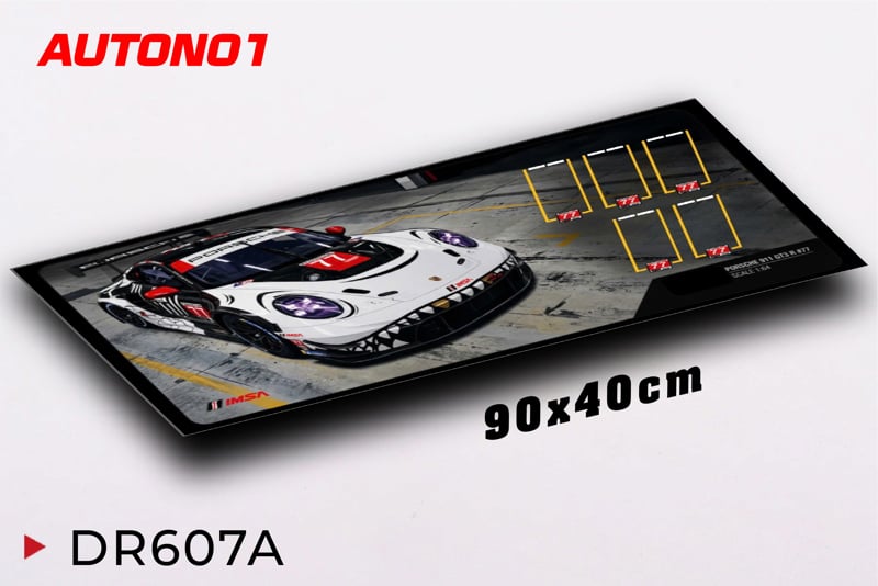  Diorama mặt đường bãi đậu xe in PP cán mờ chống nước bụi bẩn dành cho xe mô hình 1:64 có kích thước 90x40cm Autono1 DR607 