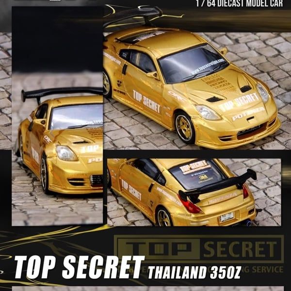  Mô hình xe Nissan 350Z Top Secret Thailan tỉ lệ 1:64 Inno64 model IN64-350ZTST-TSTOS 